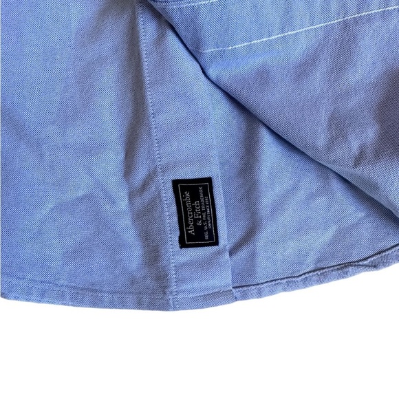 Abercrombie & Fitch Blue Button Down Business Casual Shirt - Picture 6 of 6
